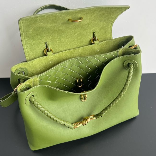 Bottega Veneta Medium Andiamo 09555  green