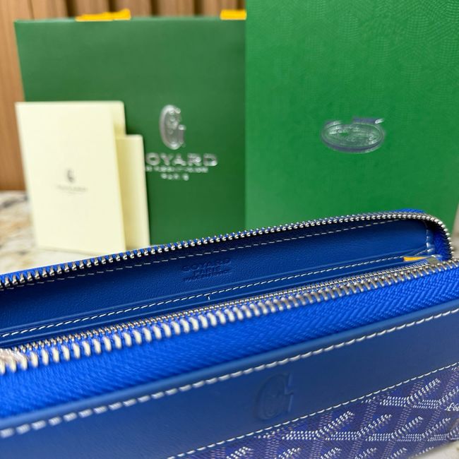 Goyard MATIGNON zip Wallet CL50P blue