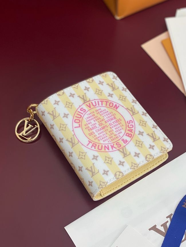 Louis Vuitton Charms Pocket Wallet M29058 Banana Louis Vuitton Charms Pocket Wallet M29058 Banana