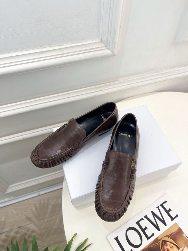 Yves saint Laurent LE LOAFER supple in shiny leather 818908-6