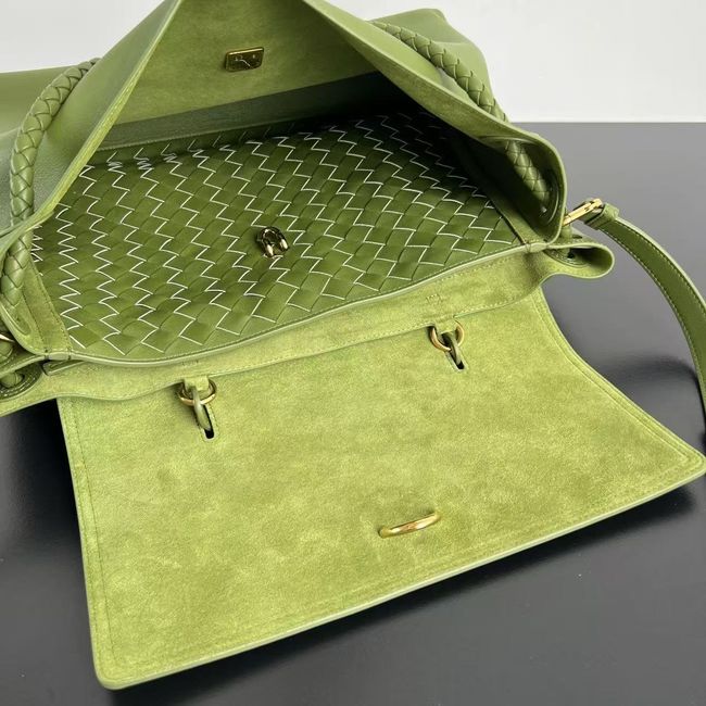 Bottega Veneta Andiamo Pepites Leather Large Bag 12272 green Bottega Veneta Andiamo Pepites Leather Large Bag 12272 green