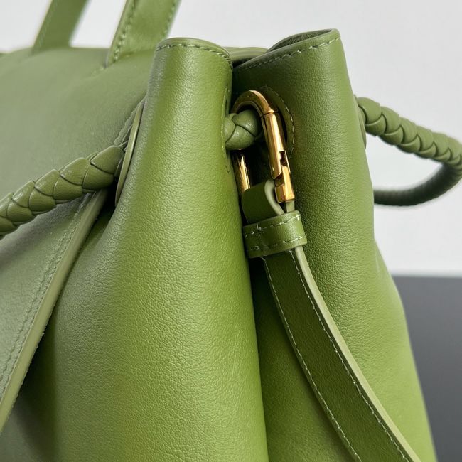 Bottega Veneta Andiamo Pepites Leather Large Bag 12272 green Bottega Veneta Andiamo Pepites Leather Large Bag 12272 green