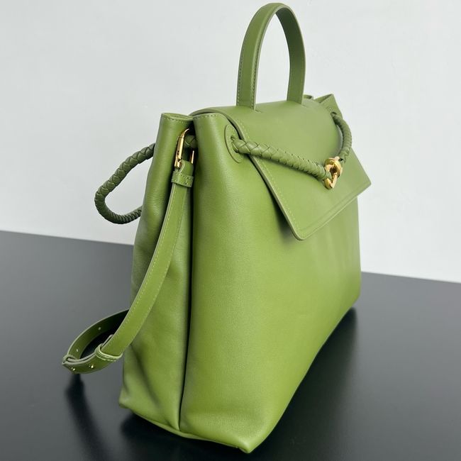 Bottega Veneta Andiamo Pepites Leather Large Bag 12272 green Bottega Veneta Andiamo Pepites Leather Large Bag 12272 green