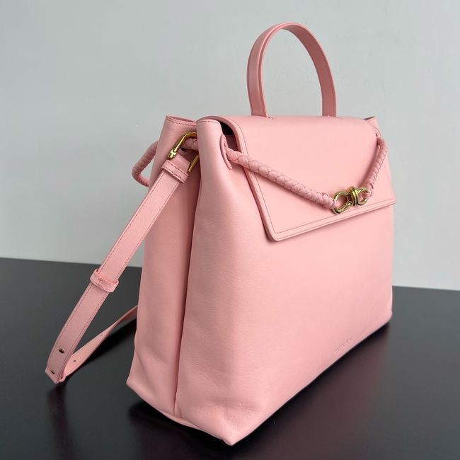 Bottega Veneta Andiamo Pepites Leather Large Bag 12272 pink Bottega Veneta Andiamo Pepites Leather Large Bag 12272 pink