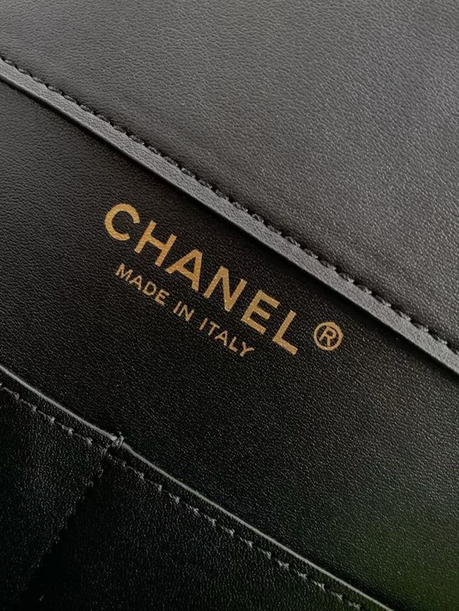CHANEL Maxi Shopping Bag AS6148 green& yellow & Blue