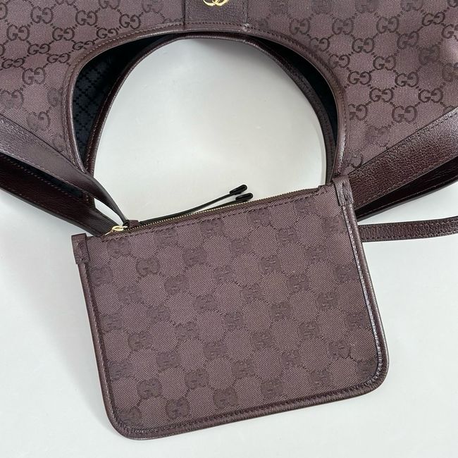 Gucci Giglio large tote bag 853971 Dark brown GG canvas Gucci Giglio large tote bag 853971 Dark brown GG canvas