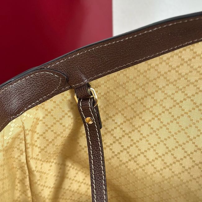 Gucci Giglio large tote bag 853971 brown GG canvas