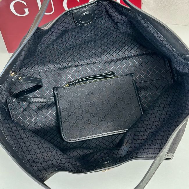 Gucci Giglio large tote bag GG canvas 853971 black