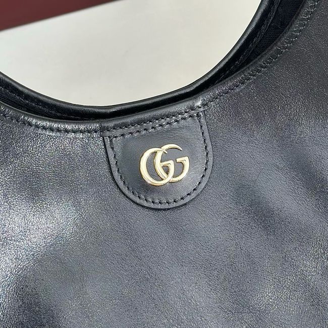 Gucci Giglio large tote bag soft glossy leather 853971 black