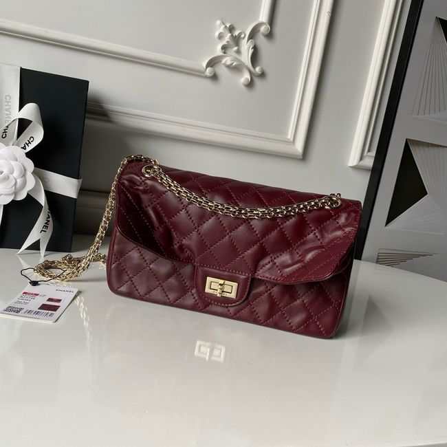 Chanel 2.55 Handbag A37586 Dark Burgundy