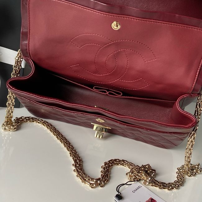 Chanel 2.55 Handbag A37586 Dark Burgundy