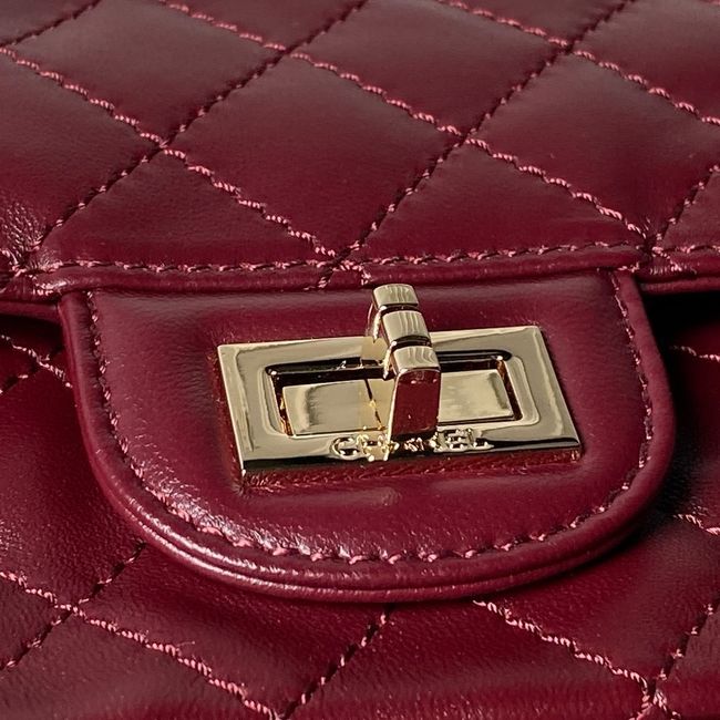 Chanel 2.55 Handbag A37586 Dark Burgundy
