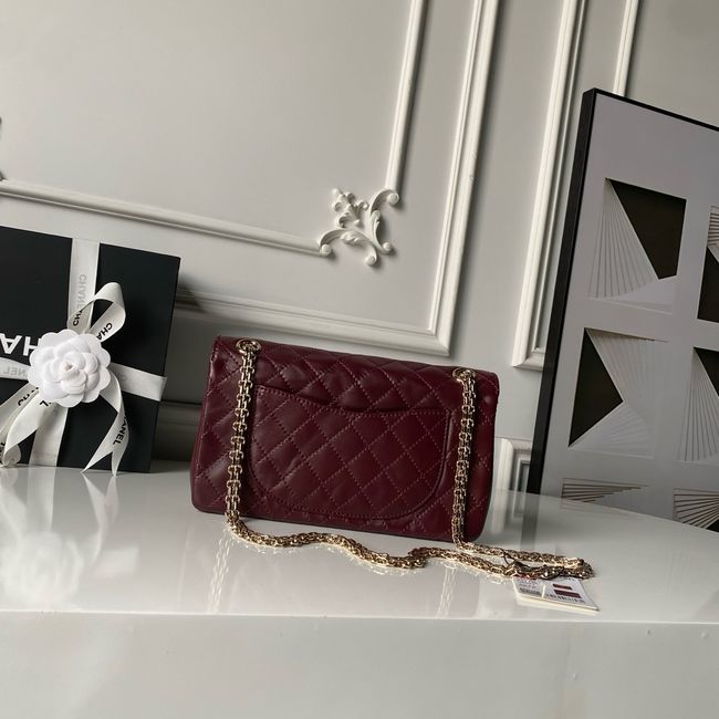 Chanel 2.55 Handbag A37586 Dark Burgundy