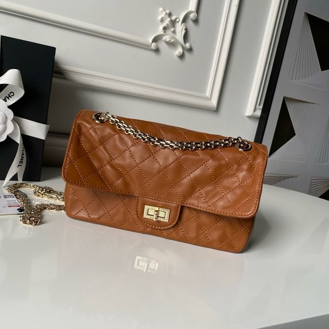Chanel 2.55 Handbag A37586 camel