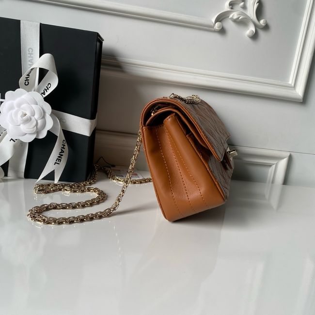 Chanel 2.55 Handbag A37586 camel