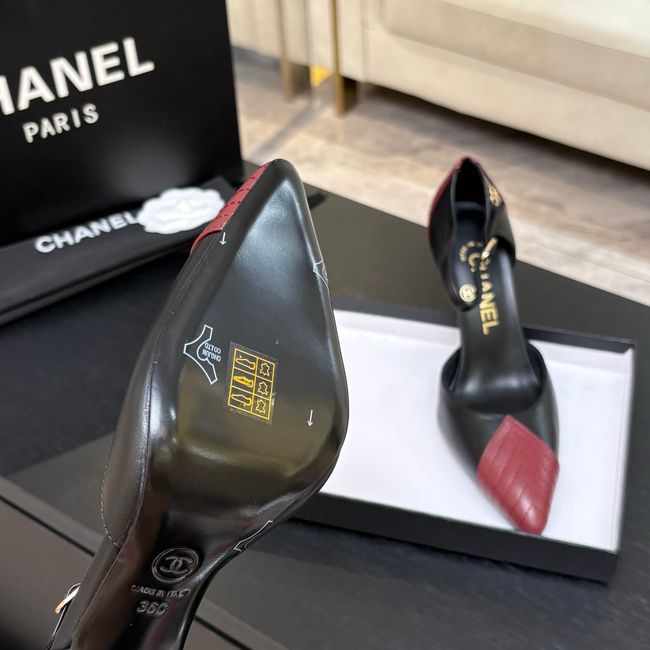 Chanel Lambskin Mary Janes high heels 8.5CM G47287-1