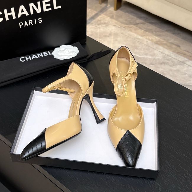 Chanel Lambskin Mary Janes high heels 8.5CM  G47287-2