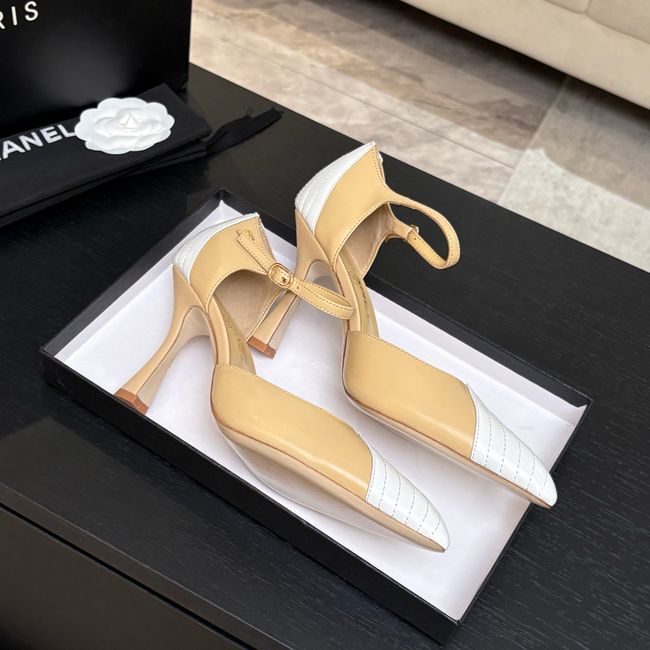 Chanel Lambskin Mary Janes high heels 8.5CM G47287-3