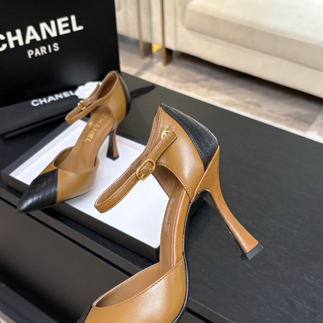Chanel Lambskin Mary Janes high heels 8.5CM G47287-5
