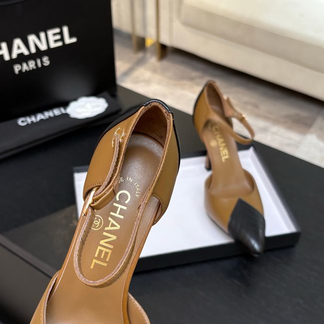 Chanel Lambskin Mary Janes high heels 8.5CM G47287-5