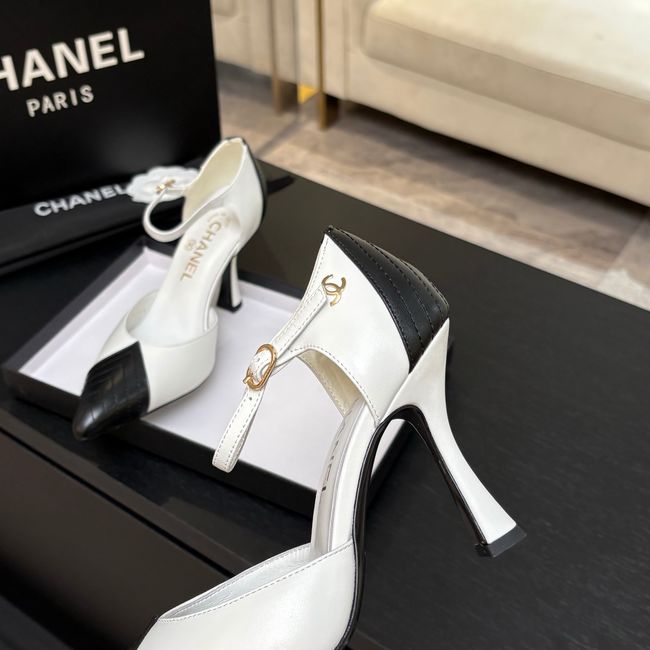 Chanel Lambskin Mary Janes high heels 8.5CM G47287-6