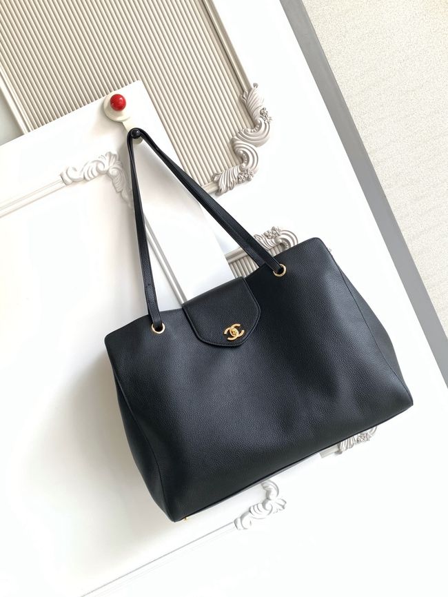 Chanel Large Shopping Bag AS6245 black