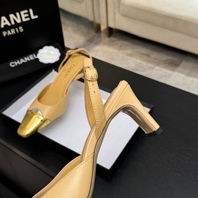 Chanel Slingbacks Lambskin 64106-7