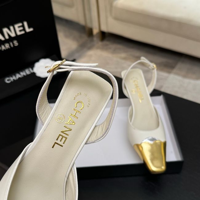 Chanel Slingbacks Lambskin 64106-8