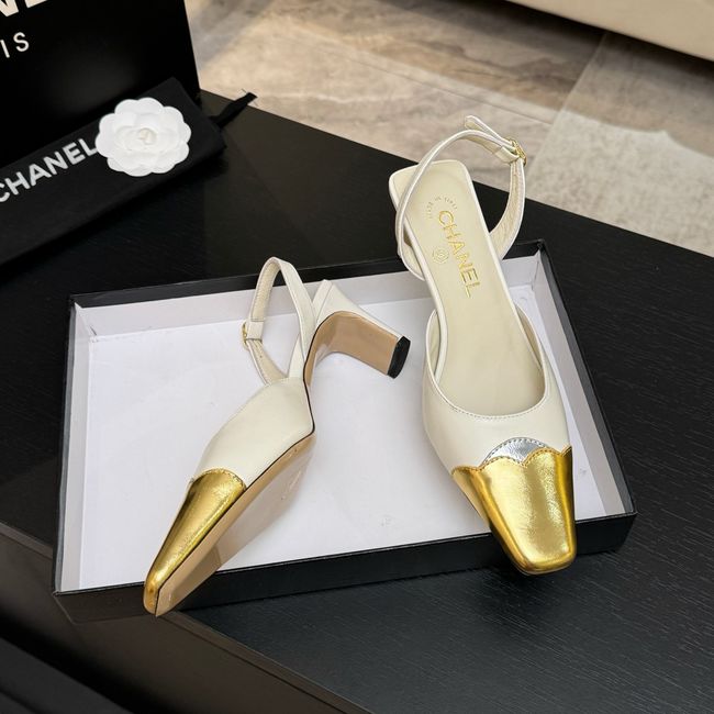 Chanel Slingbacks Lambskin 64106-8