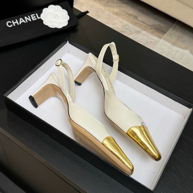 Chanel Slingbacks Lambskin 64106-8