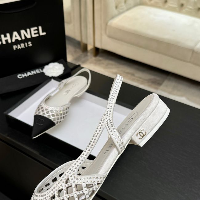 Chanel Slingbacks Lambskin 64110-1