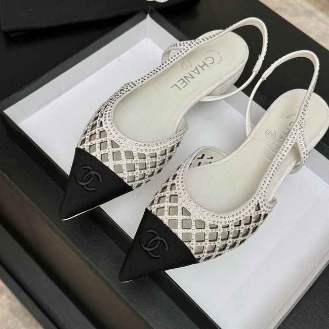 Chanel Slingbacks Lambskin 64110-1