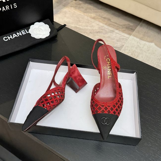 Chanel Slingbacks Lambskin 64111-2