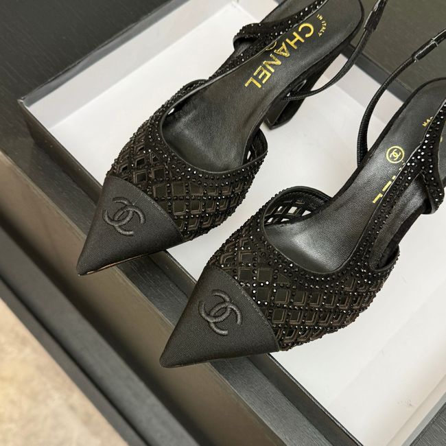Chanel Slingbacks Lambskin 64112-4