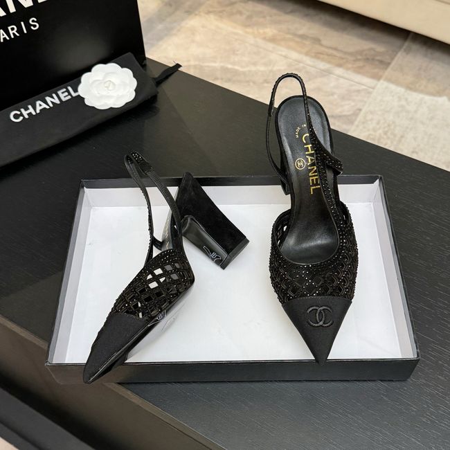 Chanel Slingbacks Lambskin 64112-4