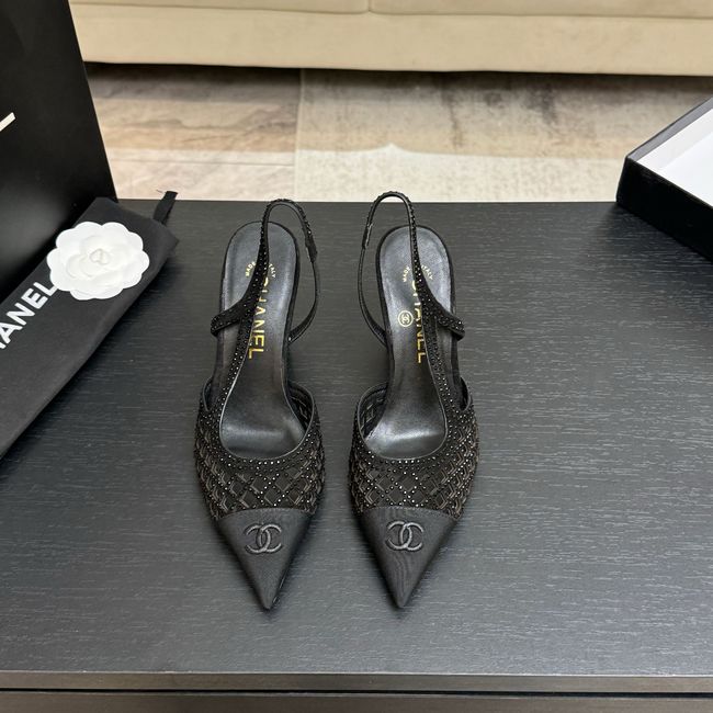 Chanel Slingbacks Lambskin 64112-4