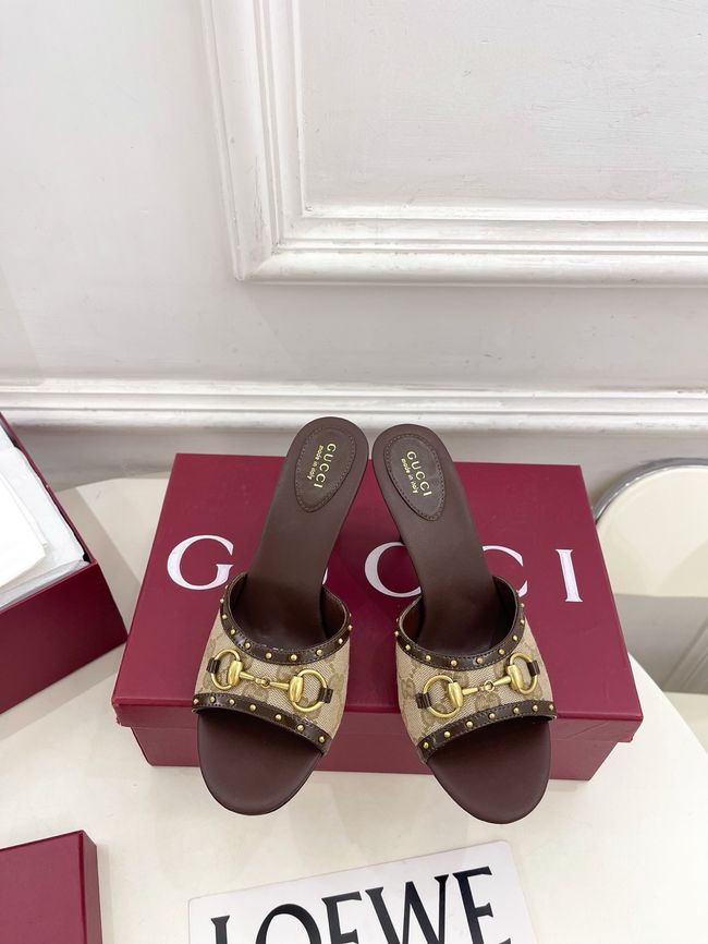 Gucci Womens slide sandal with Horsebit 853671-1