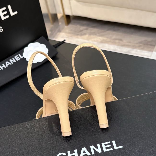 Chanel Slingbacks Lambskin heels 9CM 64125-2