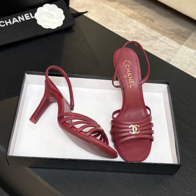 Chanel Slingbacks Lambskin heels 9CM 64125-4
