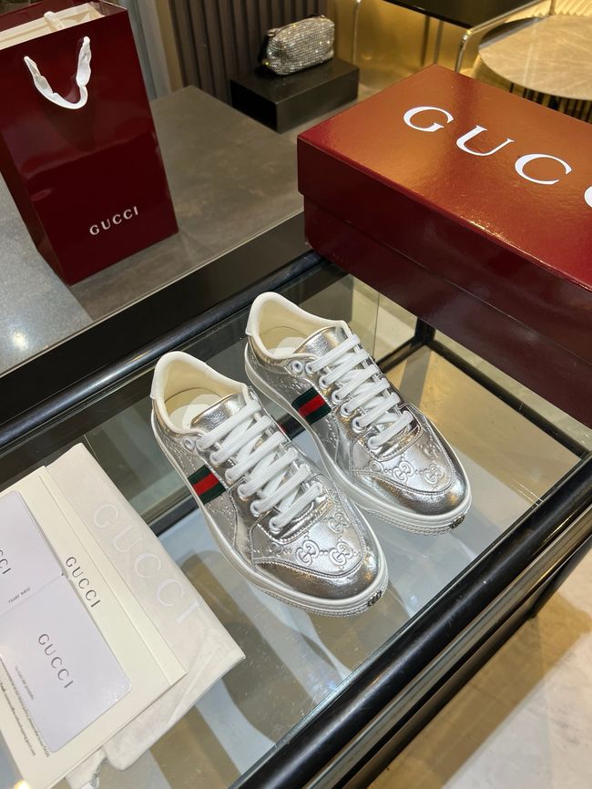 Gucci sneakr with Web 757943-16