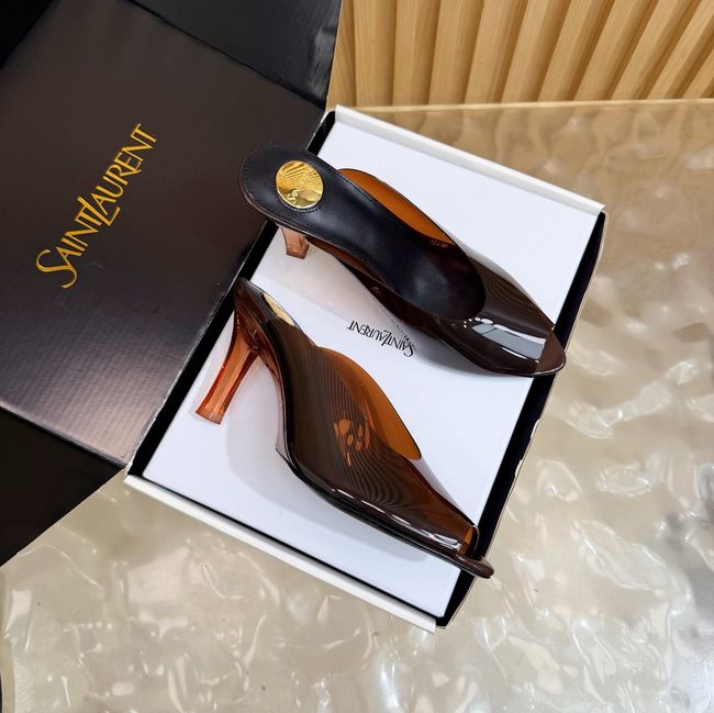 Saint Laurent SABRINA mules in TPU 64127-3
