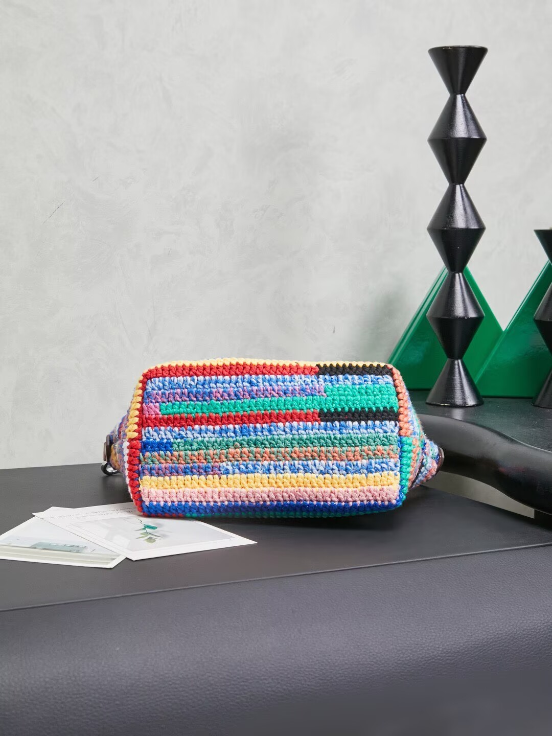 Miumiu Rainbow Weaving Top handle bag 5NE841 Rainbow Fabric Miumiu Rainbow Weaving Top handle bag 5NE841 Rainbow Fabric