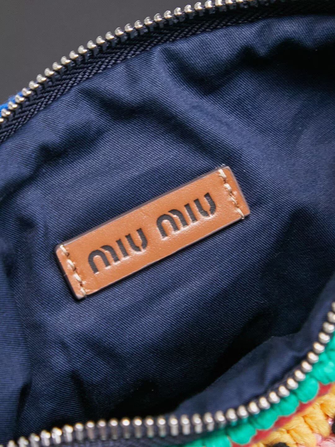 Miumiu Rainbow Weaving Top handle bag 5NE841 Rainbow Fabric Miumiu Rainbow Weaving Top handle bag 5NE841 Rainbow Fabric