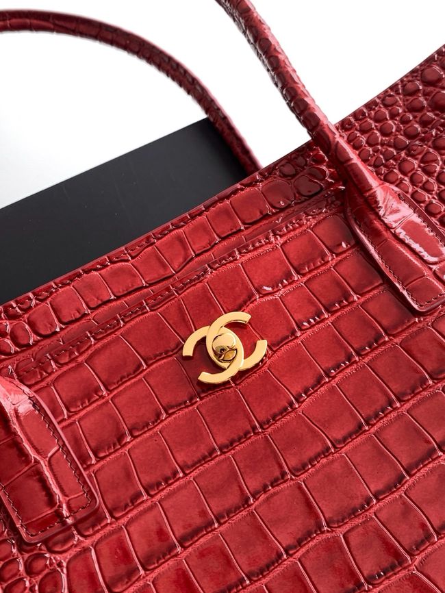 Chanel Large Shopping Bag AS6239 Burgundy