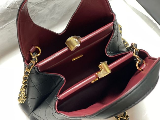 Chanel Small Shopping Bag AS6392 black