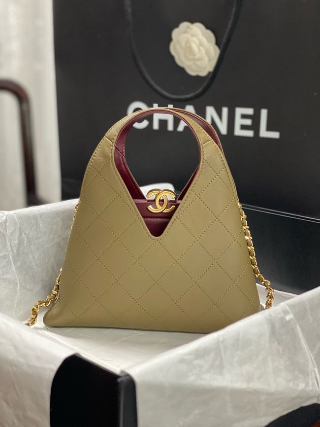 Chanel Small Shopping Bag AS6392 khaki