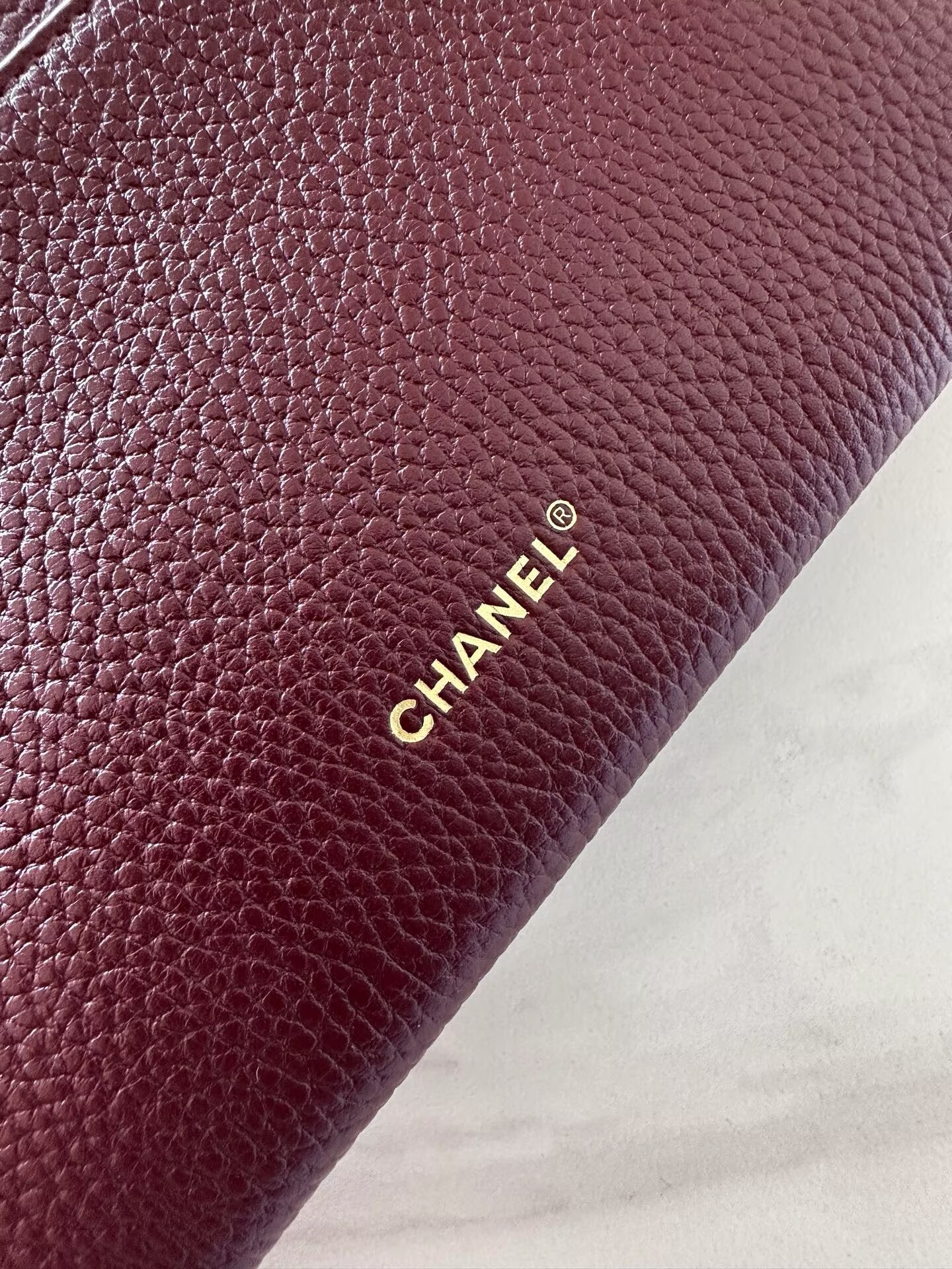 Chanel Large Vanity With Chain AP5347 Burgundy