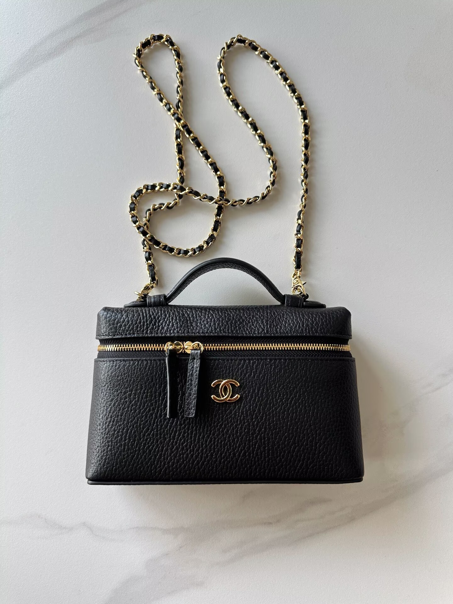 Chanel Vanity With Chain AP5346 Black