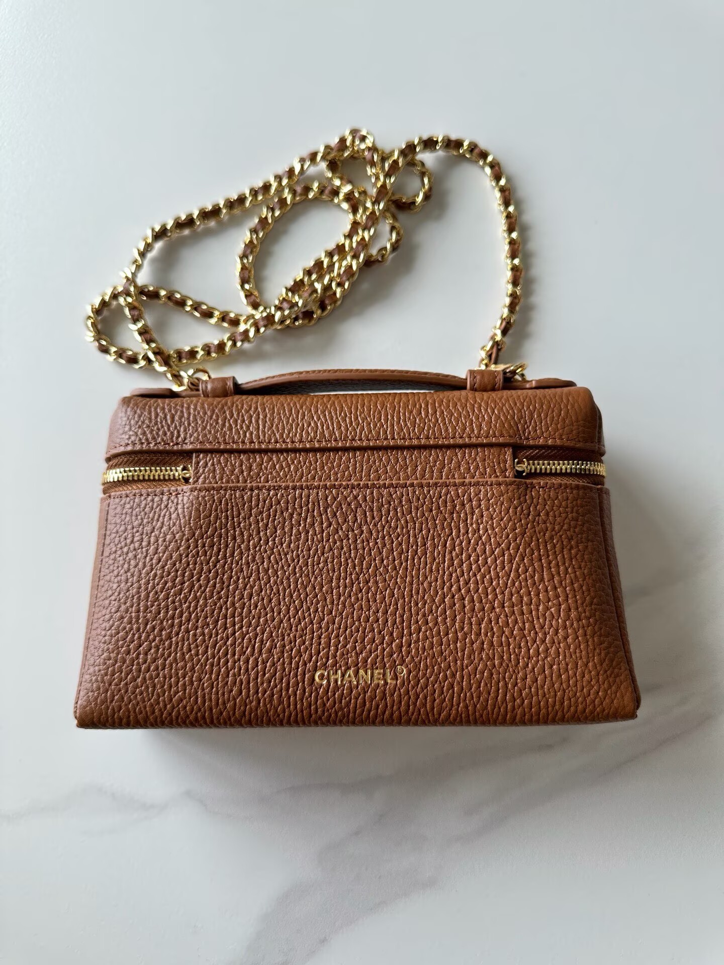 Chanel Vanity With Chain AP5346 Brown