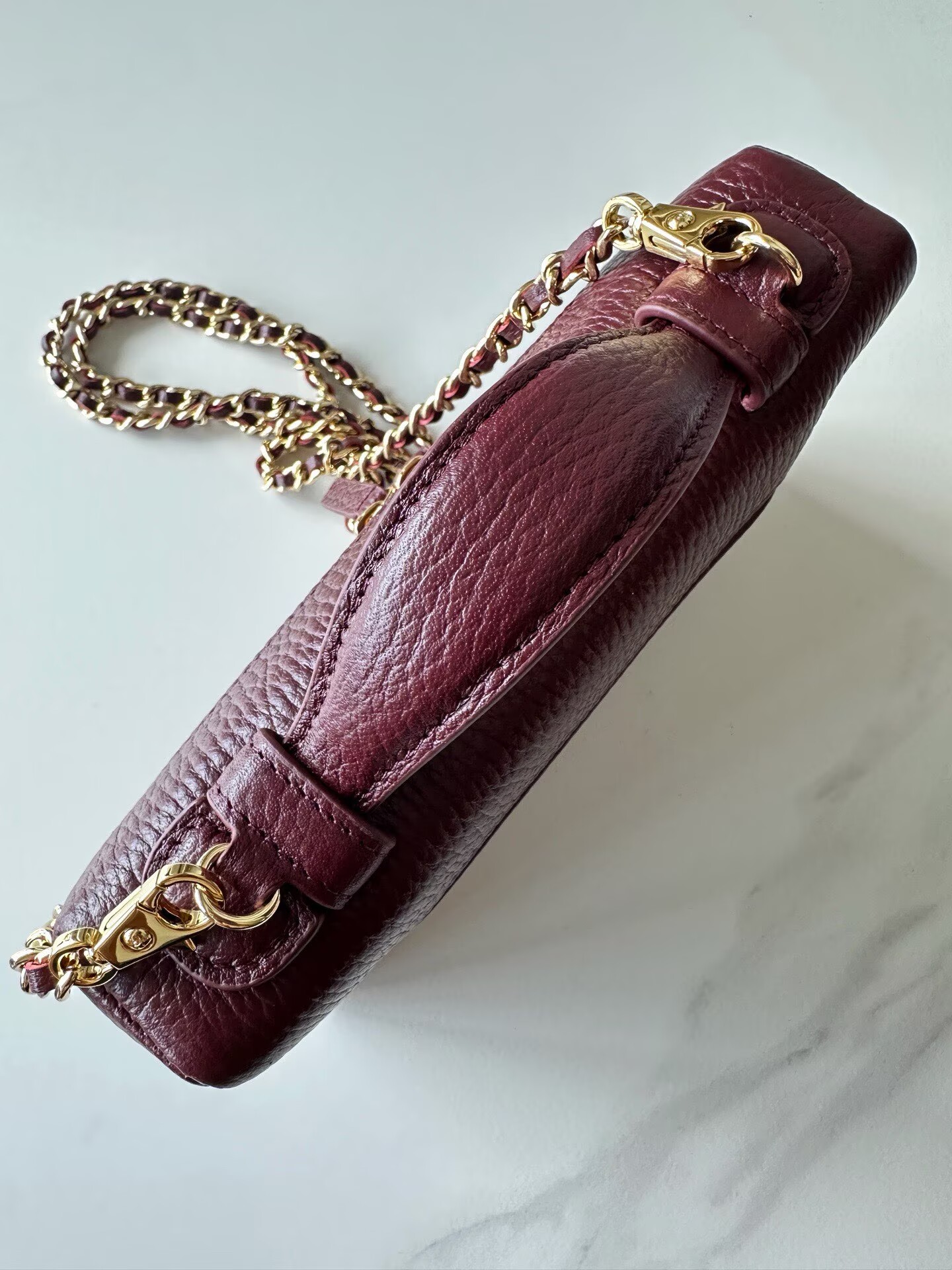Chanel Vanity With Chain AP5346 Burgundy